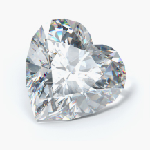 Heart cut diamond
